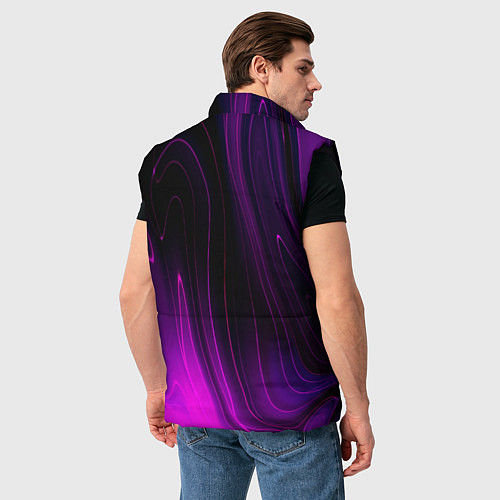 Мужской жилет Maneskin violet plasma / 3D-Черный – фото 4