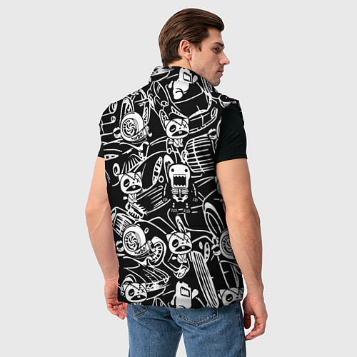 Мужской жилет JDM Pattern / 3D-Черный – фото 4