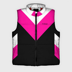 Мужской жилет FIRM черный с розовой вставкой, цвет: 3D-красный