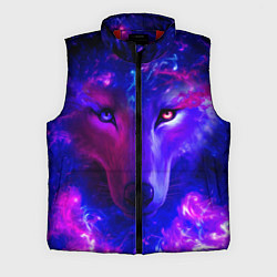 Мужской жилет Волшебный звездный волк, цвет: 3D-красный