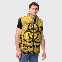 Мужской жилет Danger biohazard, цвет: 3D-светло-серый — фото 2