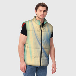 Мужской жилет Красочный песок, цвет: 3D-красный — фото 2