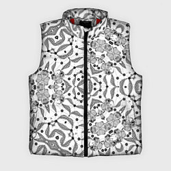 Мужской жилет Орнамент цветочный кружевной