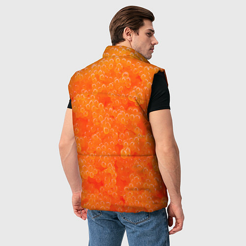 Мужской жилет Красная икорка / 3D-Черный – фото 4