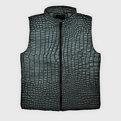 Мужской жилет Кожа крокодила - fashion, цвет: 3D-светло-серый