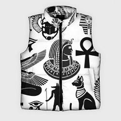 Мужской жилет Египетские знаки, цвет: 3D-светло-серый