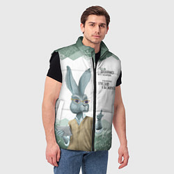 Мужской жилет Препод в институте, цвет: 3D-черный — фото 2