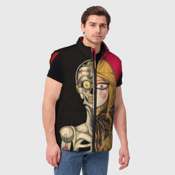 Мужской жилет M3GAN vs ANDROID, цвет: 3D-красный — фото 2