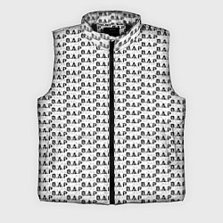 Мужской жилет B A P pattern logo, цвет: 3D-черный