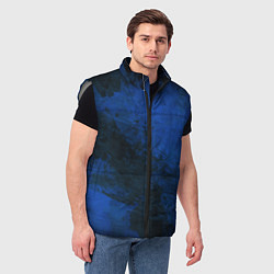 Мужской жилет Синий дым, цвет: 3D-светло-серый — фото 2