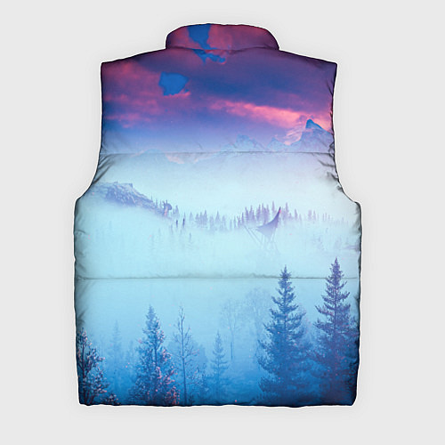 Мужской жилет Horizon landscape / 3D-Светло-серый – фото 2