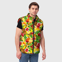 Мужской жилет Fruit abundance, цвет: 3D-красный — фото 2