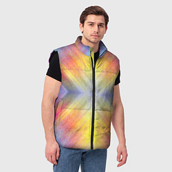 Мужской жилет В светлый путь, цвет: 3D-черный — фото 2