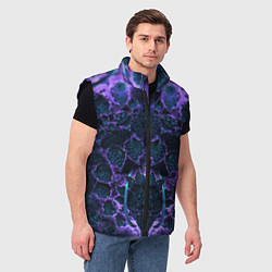 Мужской жилет Фрактальное искусство, цвет: 3D-черный — фото 2