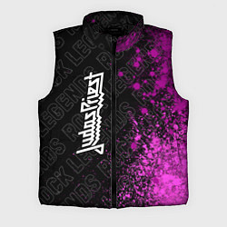 Мужской жилет Judas Priest rock legends: по-вертикали