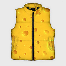 Мужской жилет Сырная текстура, цвет: 3D-черный