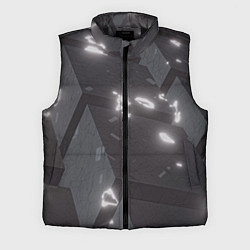 Мужской жилет Серые кубы с сигилами