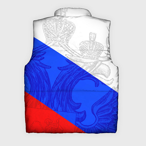 Мужской жилет Сердечко - Россия / 3D-Светло-серый – фото 2