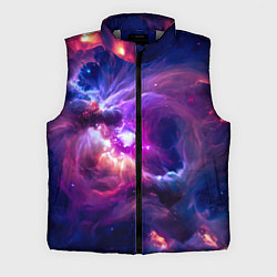 Мужской жилет Небула в космосе в фиолетовых тонах - нейронная се