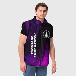 Мужской жилет Thousand Foot Krutch violet plasma, цвет: 3D-черный — фото 2