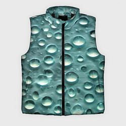 Мужской жилет Кристальные капли, цвет: 3D-черный