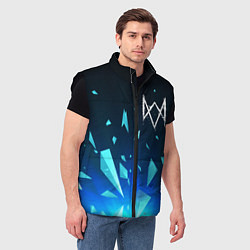 Мужской жилет Watch Dogs взрыв частиц, цвет: 3D-черный — фото 2