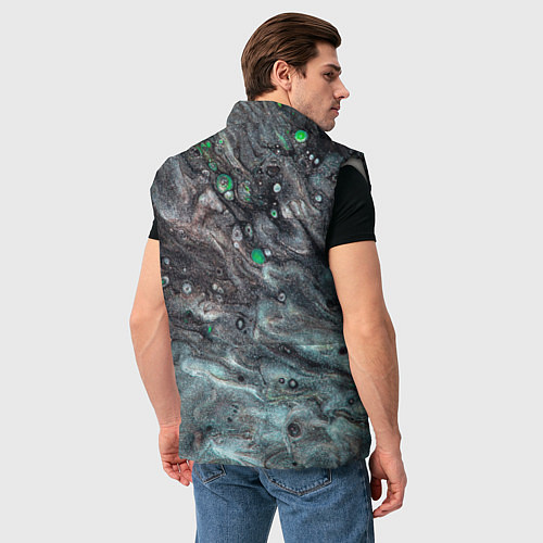 Мужской жилет Каменные краски / 3D-Светло-серый – фото 4