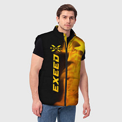 Мужской жилет Exeed - gold gradient: по-вертикали, цвет: 3D-черный — фото 2