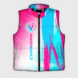 Мужской жилет Changan neon gradient style: по-вертикали