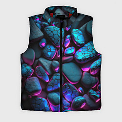 Мужской жилет Неоновые камни, цвет: 3D-красный
