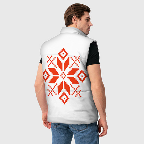 Мужской жилет Удмуртский узор / 3D-Черный – фото 4