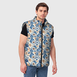 Мужской жилет Морской компас, цвет: 3D-светло-серый — фото 2