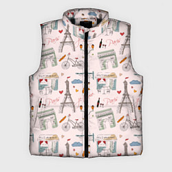 Мужской жилет Париж я тебя люблю, цвет: 3D-черный