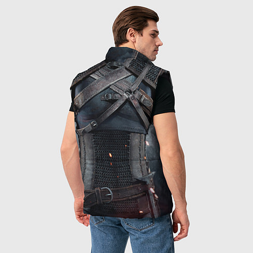 Мужской жилет Броня Геральта / 3D-Черный – фото 4