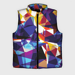 Мужской жилет Мозаичный узор, цвет: 3D-черный