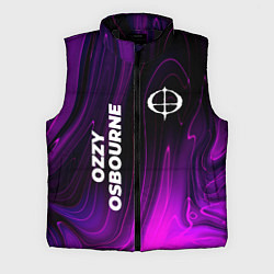 Мужской жилет Ozzy Osbourne violet plasma, цвет: 3D-черный