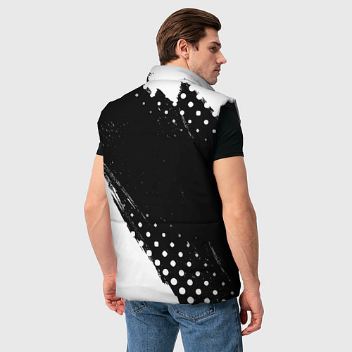 Мужской жилет Babymetal и рок символ на темном фоне / 3D-Черный – фото 4