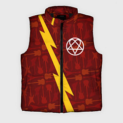 Мужской жилет HIM гитары и молния