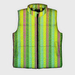 Мужской жилет Abstraction green