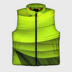 Мужской жилет Зеленый абстрактный фон, цвет: 3D-красный