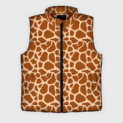 Мужской жилет Шкура Жирафа - Giraffe, цвет: 3D-красный