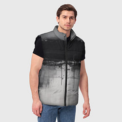 Мужской жилет Текучая смола, цвет: 3D-черный — фото 2