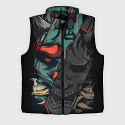 Мужской жилет Демон самурай - Они, цвет: 3D-красный