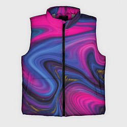 Мужской жилет Pink blue style, цвет: 3D-светло-серый
