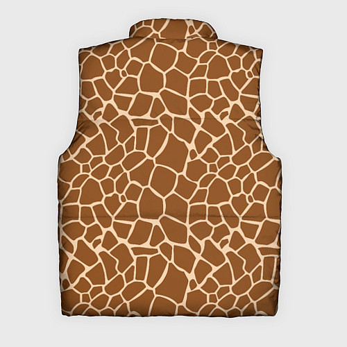 Мужской жилет Пятнистая шкура жирафа / 3D-Светло-серый – фото 2