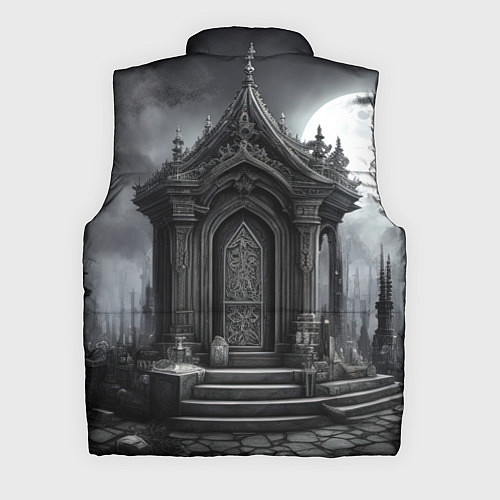 Мужской жилет Ночной слеп / 3D-Светло-серый – фото 2