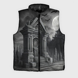 Мужской жилет Лунный склеп, цвет: 3D-черный
