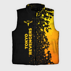 Мужской жилет Tokyo Revengers - gold gradient: по-вертикали, цвет: 3D-черный