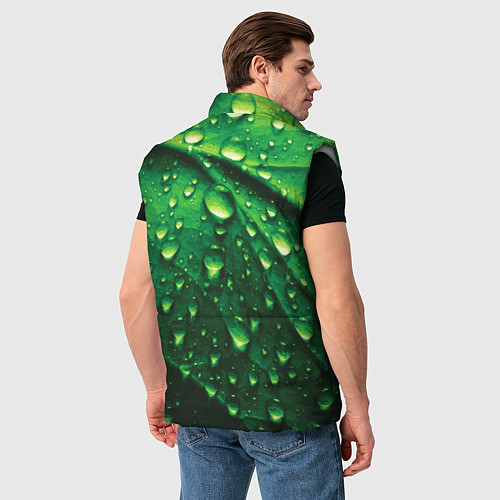 Мужской жилет Утренняя роса / 3D-Светло-серый – фото 4