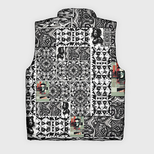 Мужской жилет Орнамент древних цивилизаций / 3D-Светло-серый – фото 2